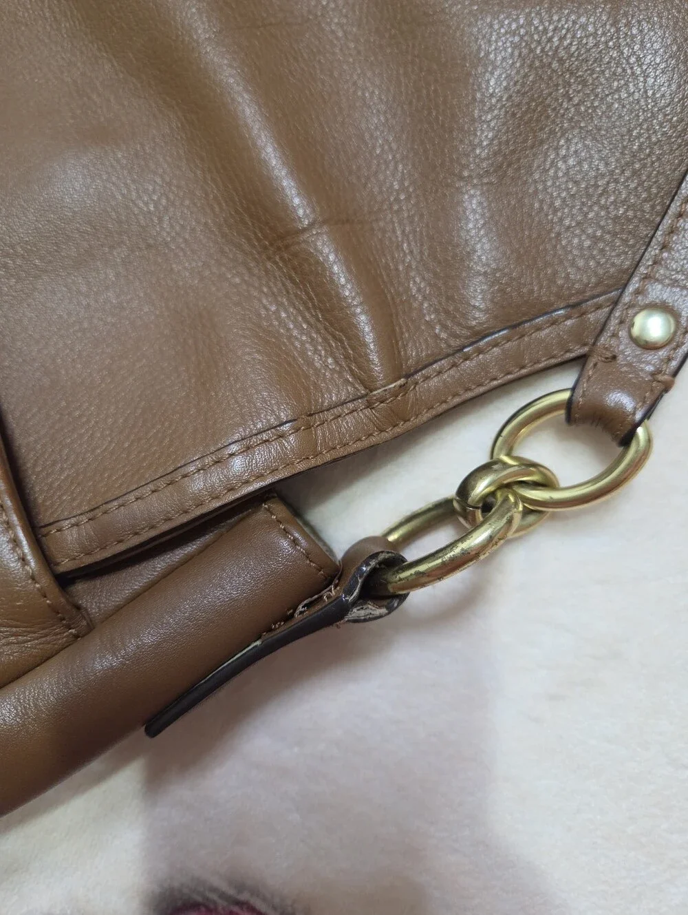 Coach Taylor Leather Flap Shoulder Bag